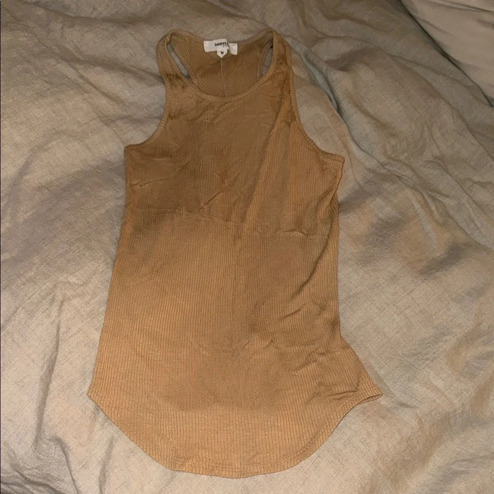 Women’s Hashtag Ribbed Racerback Tank - Picture 2 of 4